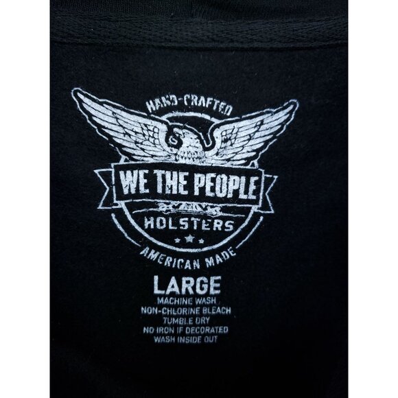2 We The People Hooded Sweatshirts Mens Size Large Black - Picture 12 of 13